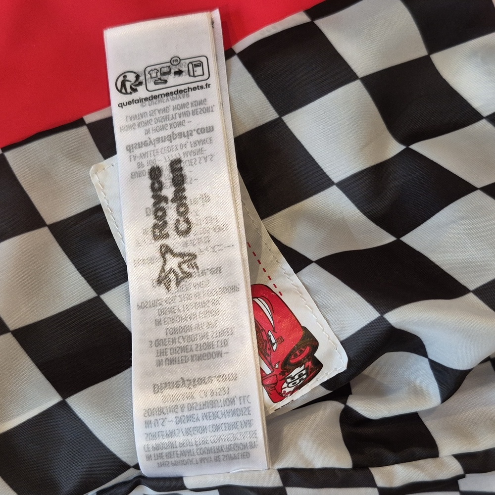 Disney Store Lightning McQueen Rain Jacket - Picture 9 of 11